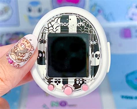 Tamagotchi Smart Watch Faceplates Black and White Ghost Kawaii Covers ...