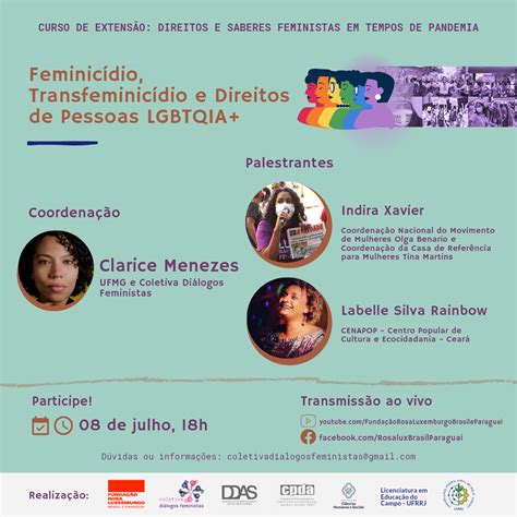 Curso De Extensão Virtual Sobre Direitos E Saberes Feministas Em Tempos