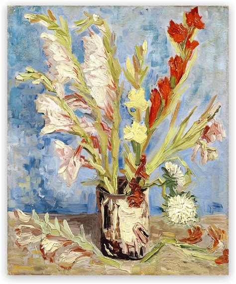 Amazon Van Gogh Canvas Wall Art Vase With Gladioli And China