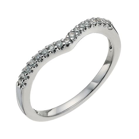 18ct White Gold Diamond Bridal Ring Ernest Jones