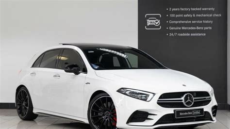 Used 2022 White Mercedes Benz A Class A35 Amg Hatchbackfor Sale In