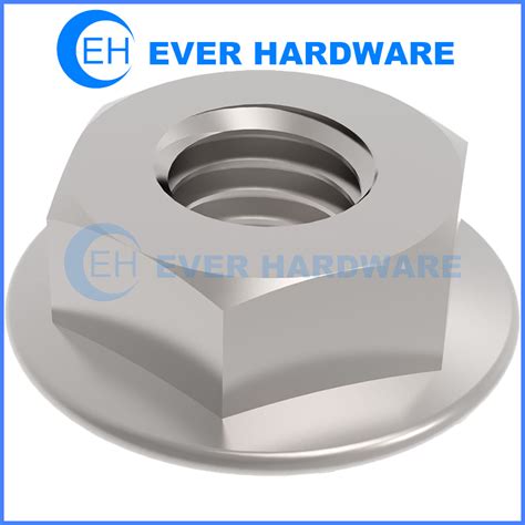 Stainless Steel Hex Flange Nuts DIN 6923 A2 304 Metric ISO 4161