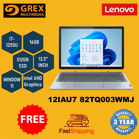 Lenovo Ideapad Duet Iau Tq Wmj Laptop I U Gb Gb Ssd