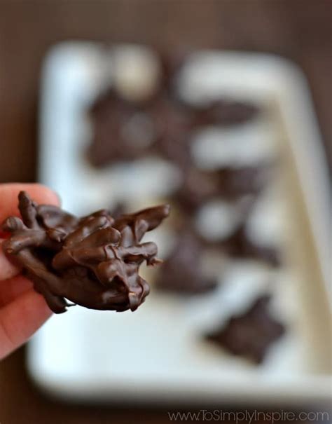 Chocolate Haystack Are A Fabulous No Bake Treat Made With Just 2 Simple