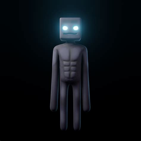 Realistic Minecraft Enderman for 3D Animation - Real Life | CGTrader