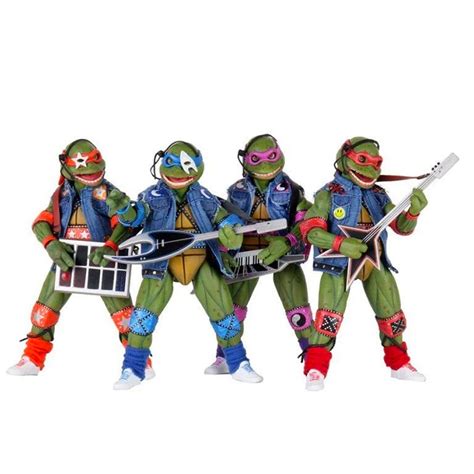 NECA Teenage Mutant Ninja Turtles Musical Mutagen Tour 4-pack gift set ...