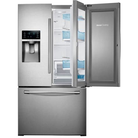 Samsung 28 Cu Ft French Door Refrigerator In Stainless Steel The