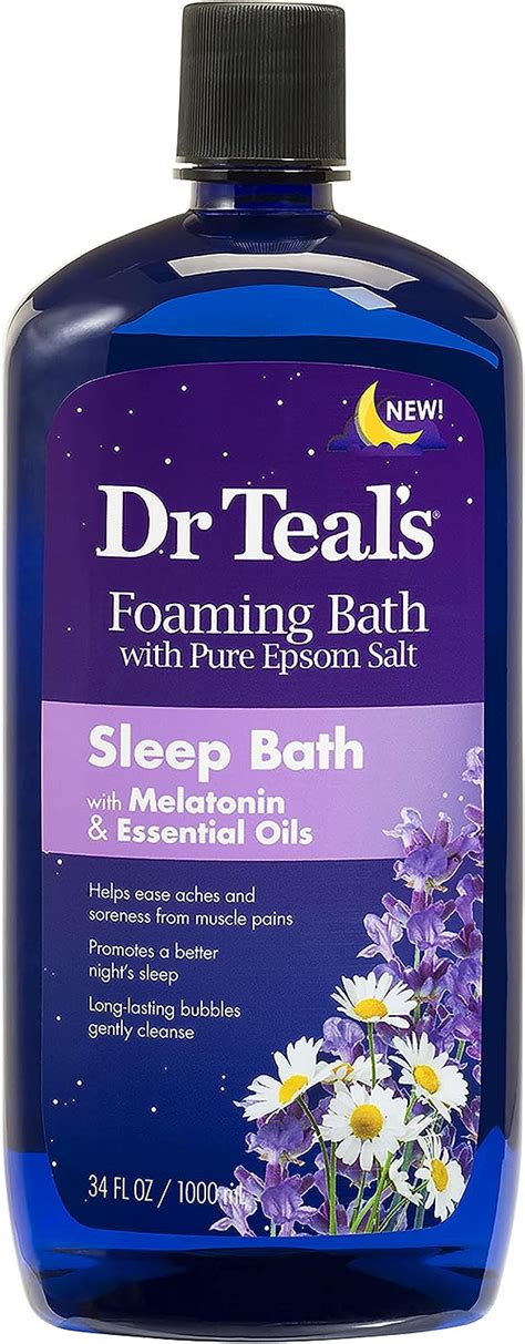 Dr Teals Set de regalo variado de baño de espuma nocturna paquete de