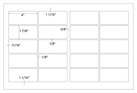 Steadfast Die Cut Label Template Sf6022d Steadfast Paper