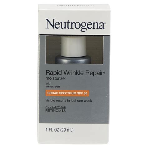 Neutrogena Rapid Wrinkle Repair Moisturizer With Sunscreen Broad Spectrum Spf 30 1 Fl Oz