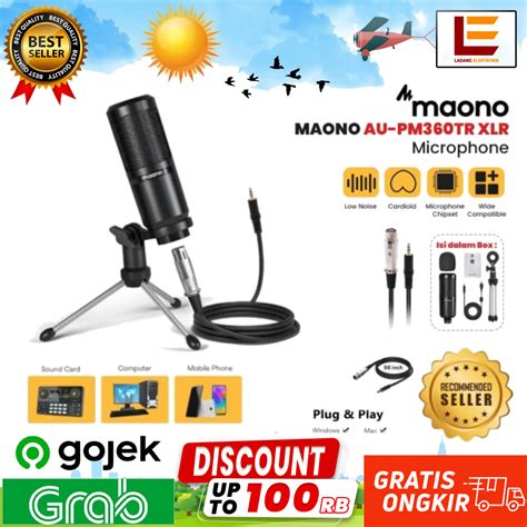 Jual Maono Au Pm Tr Pm Tr Mic Condenser Original Shopee Indonesia