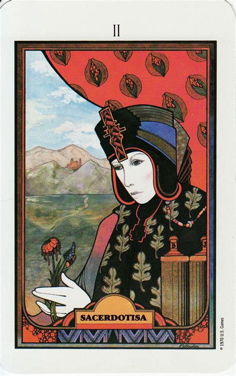 The High Priestess Aquarian Tarot Tarot Cards Art Tarot Card Decks