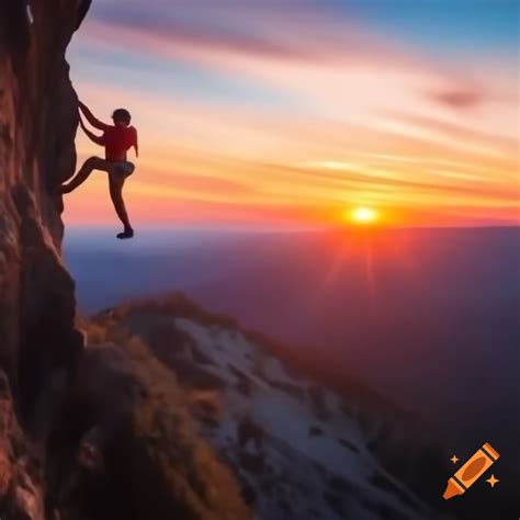 Sunrise Over A Mountain Symbolizing Hope And Determination On Craiyon