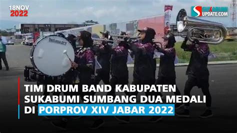 Tim Drum Band Kabupaten Sukabumi Sumbang Dua Medali Di Porprov Xiv