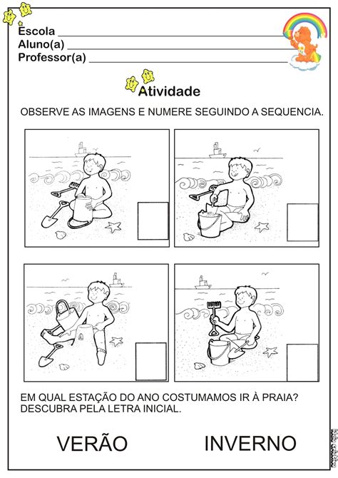 Atividades Sobre As Esta Es Do Ano O Ano Revoeduca