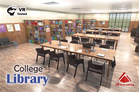 College Library | 3D Interior | Unity Asset Store