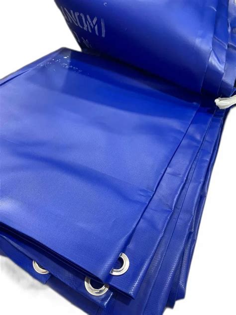 Polyethylene Hdpe Pvc Coated Blue Nylon Tarpaulin Thickness Mm At