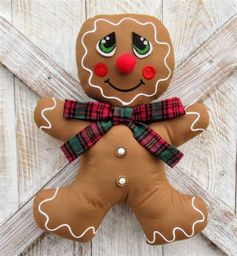 Gingerbread Man Wreath Attachment Christmas Wreath Etsy