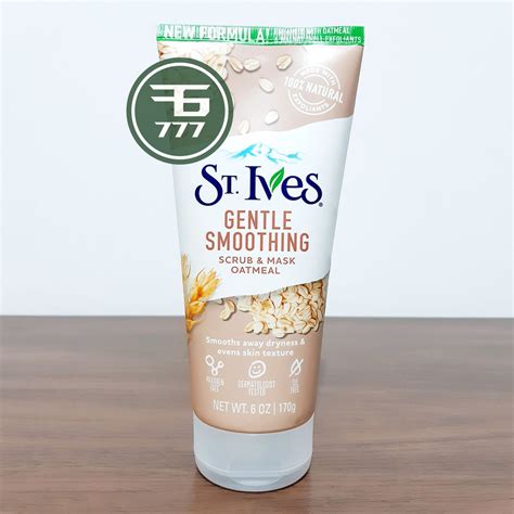 Jual St IVES Gentle Smoothing Scrub And Mask Oatmeal 170g Shopee