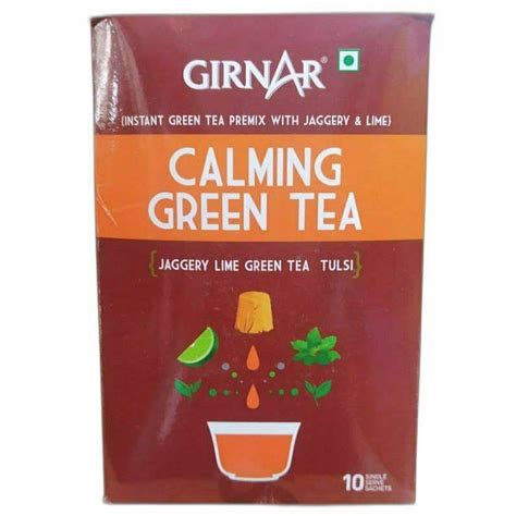 Jaggerylime And Tusli Girnar Calming Green Tea Packaging Type Packet Packaging Size 200g At