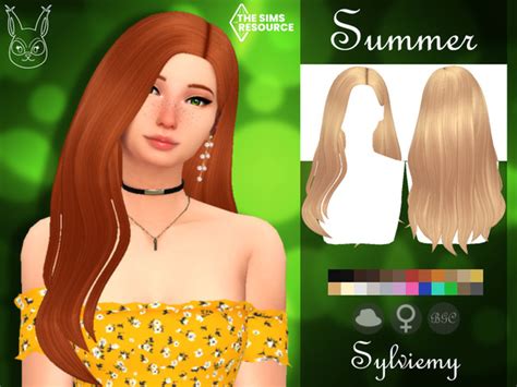 The Sims Resource Summer Hairstyle