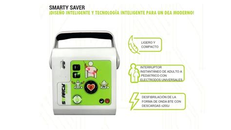 Desfibrilador Externo Autom Tico Smarty Saver Insumosvalma