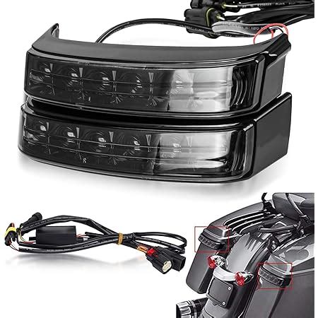 Amazon Ciro Led Saddlebag Filler Panel Lights W Wiring Adapter