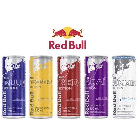 Energ Tico Red Bull Ml Sabores Tradicional Sem A Car A A