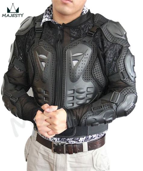 Motorcycle Full Body Armor Jacket Spine Chest Protection Gear S M L Xl Xxl Xxxlblack In Jackets