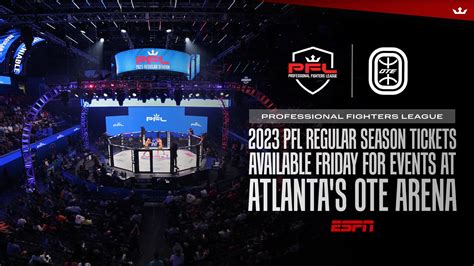 2023 PFL Regular Season Tickets Available Friday For Events At Atlanta