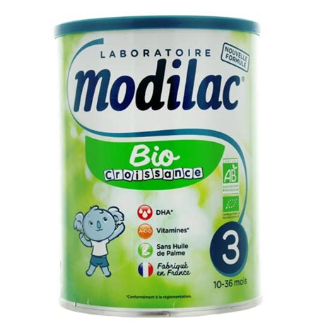 Modilac Bio Lait De Croissance En Poudre B B Mois Ans