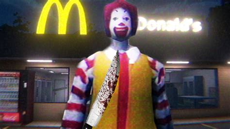 A Mcdonalds Horror Game With Ronald The Mascot Killer Ronald