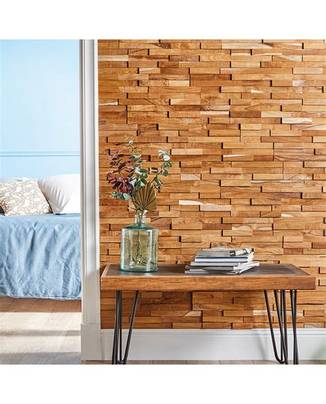 Reclaimed Natural Teak Wooden Cladding Wall Panel