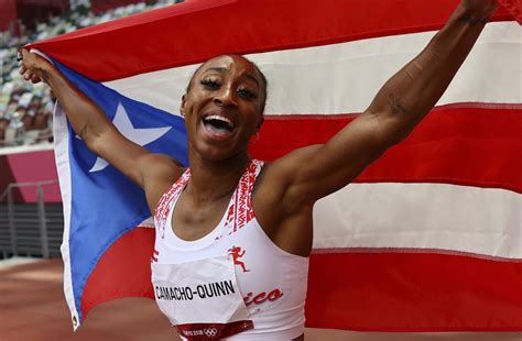 Olympics Jasmine Camacho Quinn Wins 100m Women S Hurdles Yahoo Sport