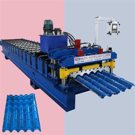 New Construction Styled Glazed Metal Roof Tile Forming Machine