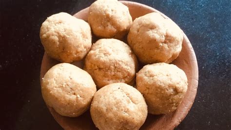 2 Ingredient Healthy Laddu Recipe Lockdown Laddu Recipe Easy Sweet