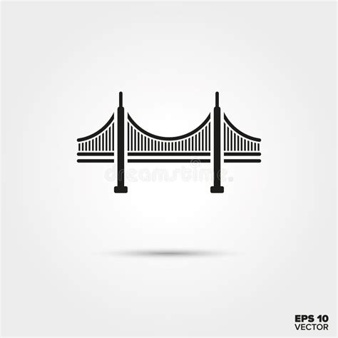 Icono De Puente Golden Gate Ilustraci N Del Vector Ilustraci N De