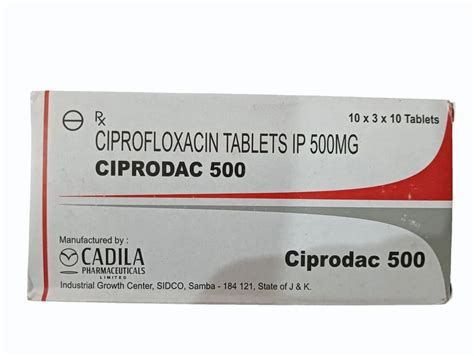 Mg Ciprofloxacin Tablets At Rs Box Ciprofloxacin Tablets In