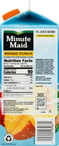 Minute Maid Mango Punch Fruit Juice Drink Fl Oz Kroger