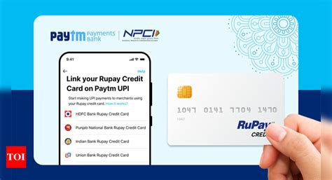 Upi Paytm Payments Bank Introduces RuPay Credit Card On UPI Times Of