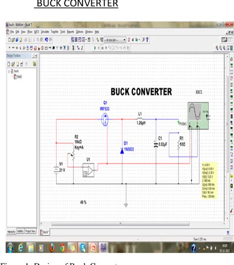 Design Of Buck Boost Converter Using Multisim Software Semantic Scholar