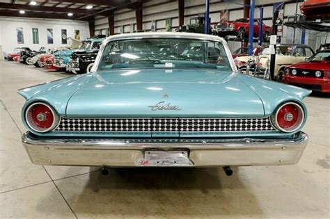 1961 Ford Galaxie 10140 Miles Garden Turquoise Coupe 352ci V8 3 On The