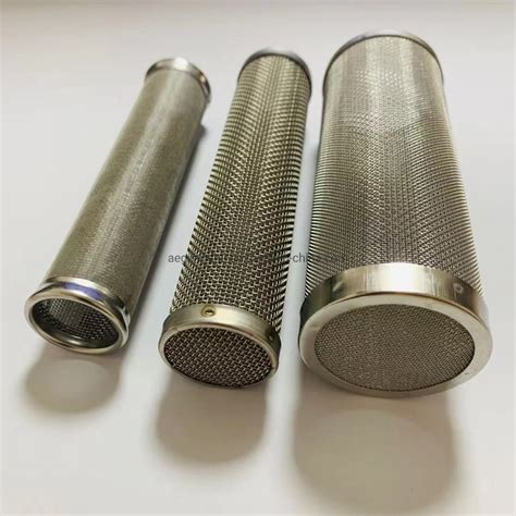 10 12 20 24 30x30 Mesh Woven Wire Mesh 304 Stainless Steel Pipe Screen