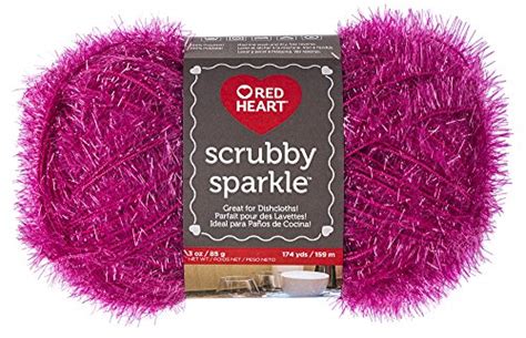 Red Heart Scrubby Sparkle Yarn Watermelon Pricepulse