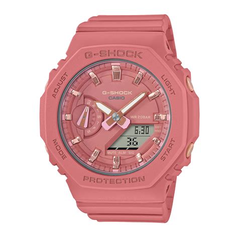 Reloj G Shock Gma S A Dr Carbono Resina Mujer Rosado Btime