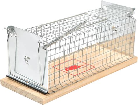 Live Animal Humane Trap 2 Door Mouse Trap Cage For