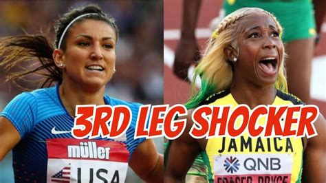 Jenna Prandini Shocked Shelly Ann Fraser Pryce And Jamaica On The 3rd