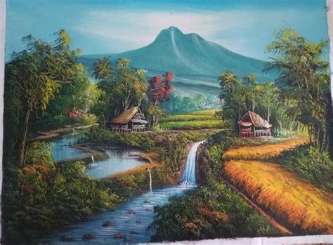 Karya Firman Syah Pemandangan Lukisan Cat Air Lukisan