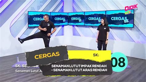 Cergas 2022 SK Senaman Lutut Impak Rendah Senaman Lutut Aras