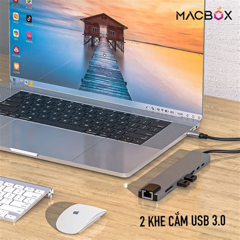 Mua Hub Type C 8in1 - Cổng chuyển đổi HUB USB Type-C to HDMI, USB 3.0 ...